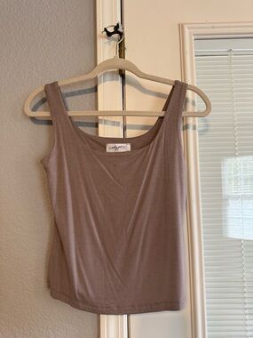 CJLA Rachel Tank Mocha M